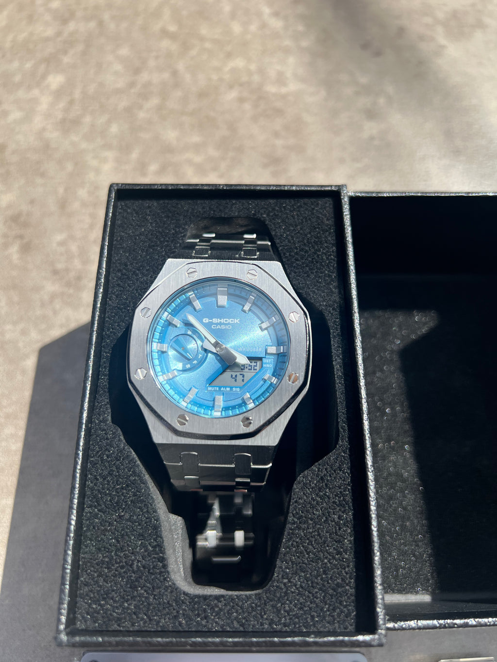 Casi-Oak Silver Blue